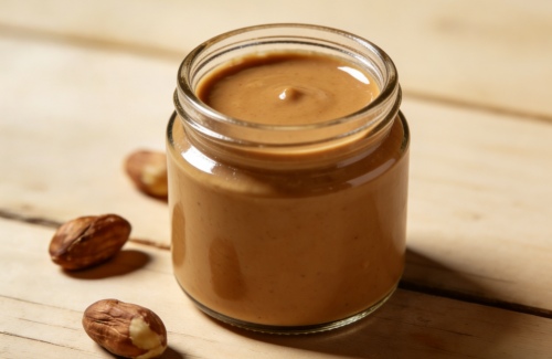 PGPR and sucrose esters for nut pastes